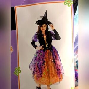 Girls light up Witch Costume with Hat